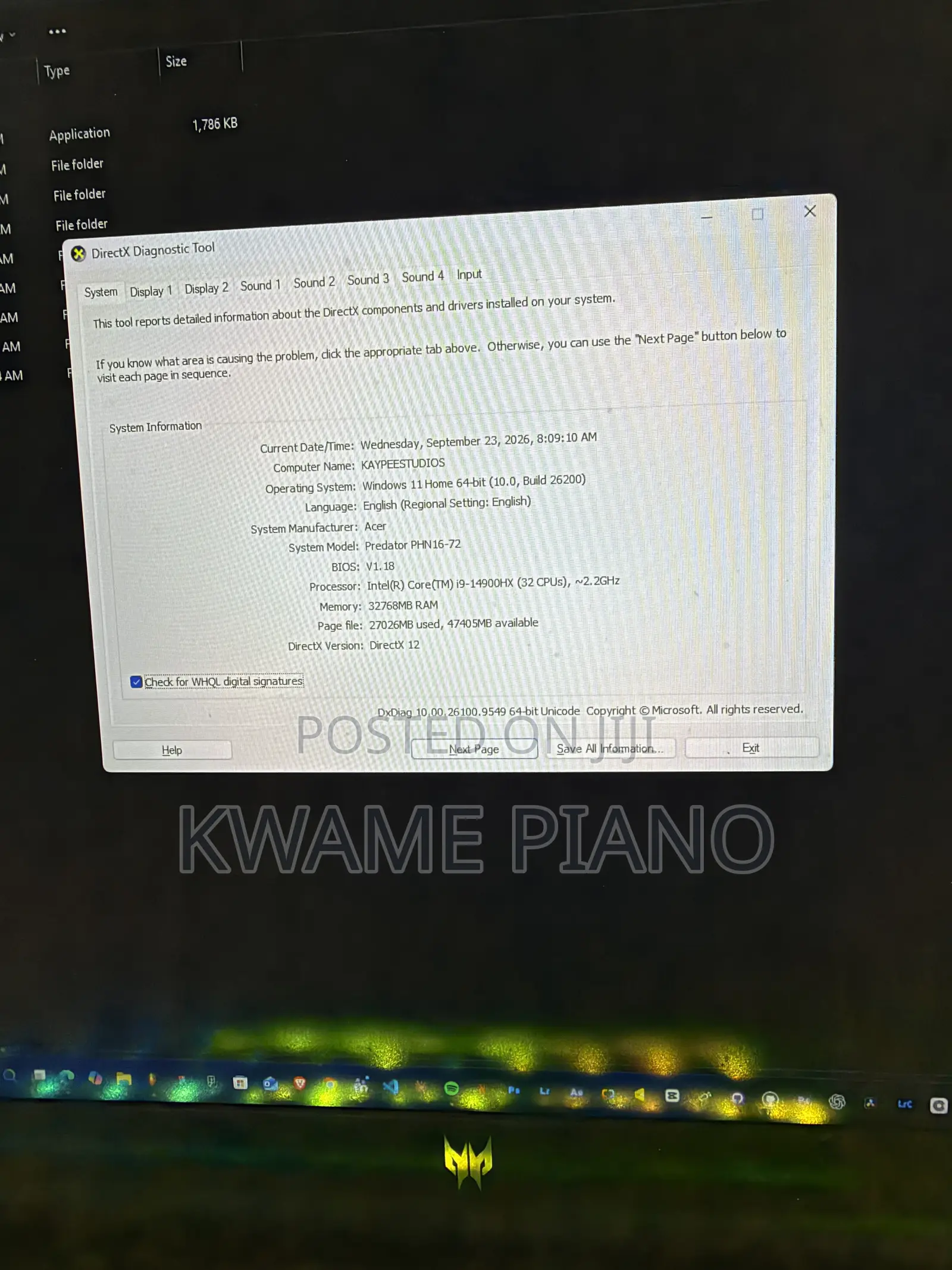 Laptop Acer Predator Helios Neo 16 32GB Intel Core Ultra 9 SSD 1T