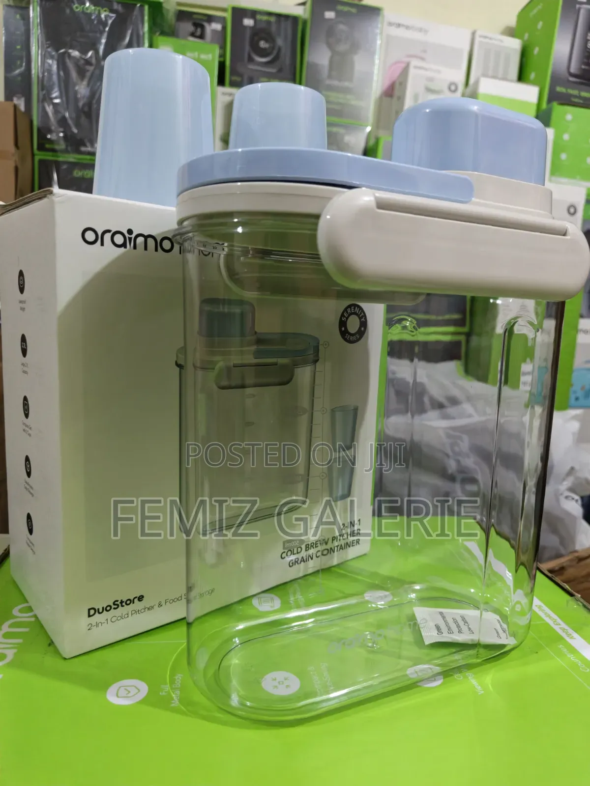 Oraimo DuoStore 2in1 2.7L Grain Storage Container