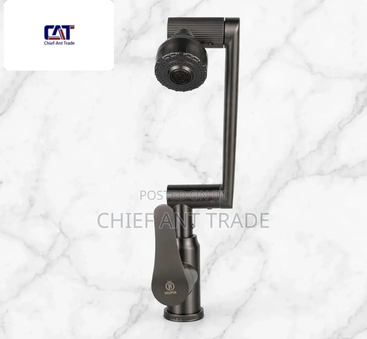 Dark Grey Twist and Turn Tap / Faucet 3055h