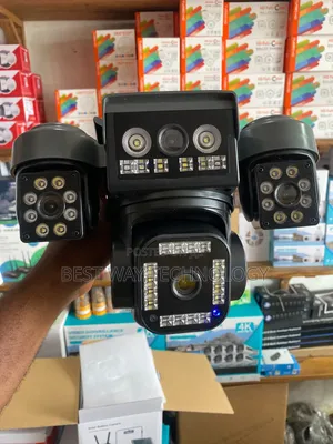 4 Lens PTZ Solar Camera 4g Aov