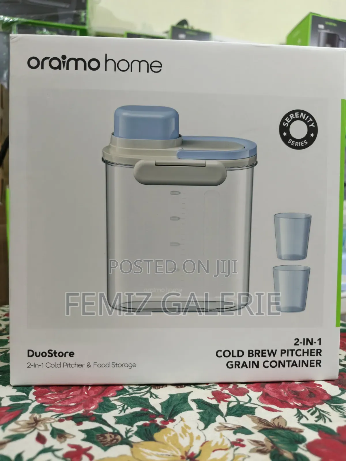 Oraimo DuoStore 2in1 2.7L Grain Storage Container