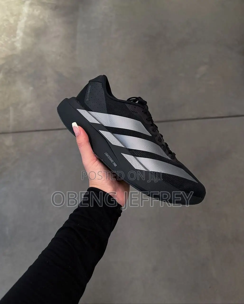 Original Adidas Adizero Black/ Gray