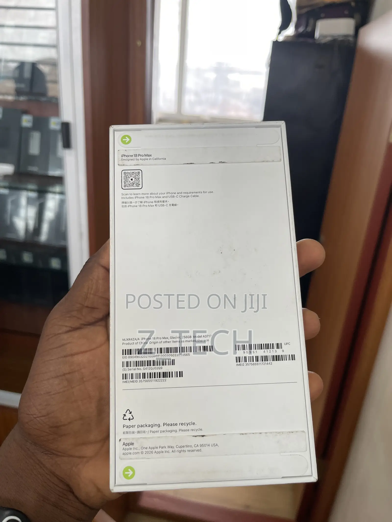 New Apple iPhone 18 Pro Max 256 GB Blue