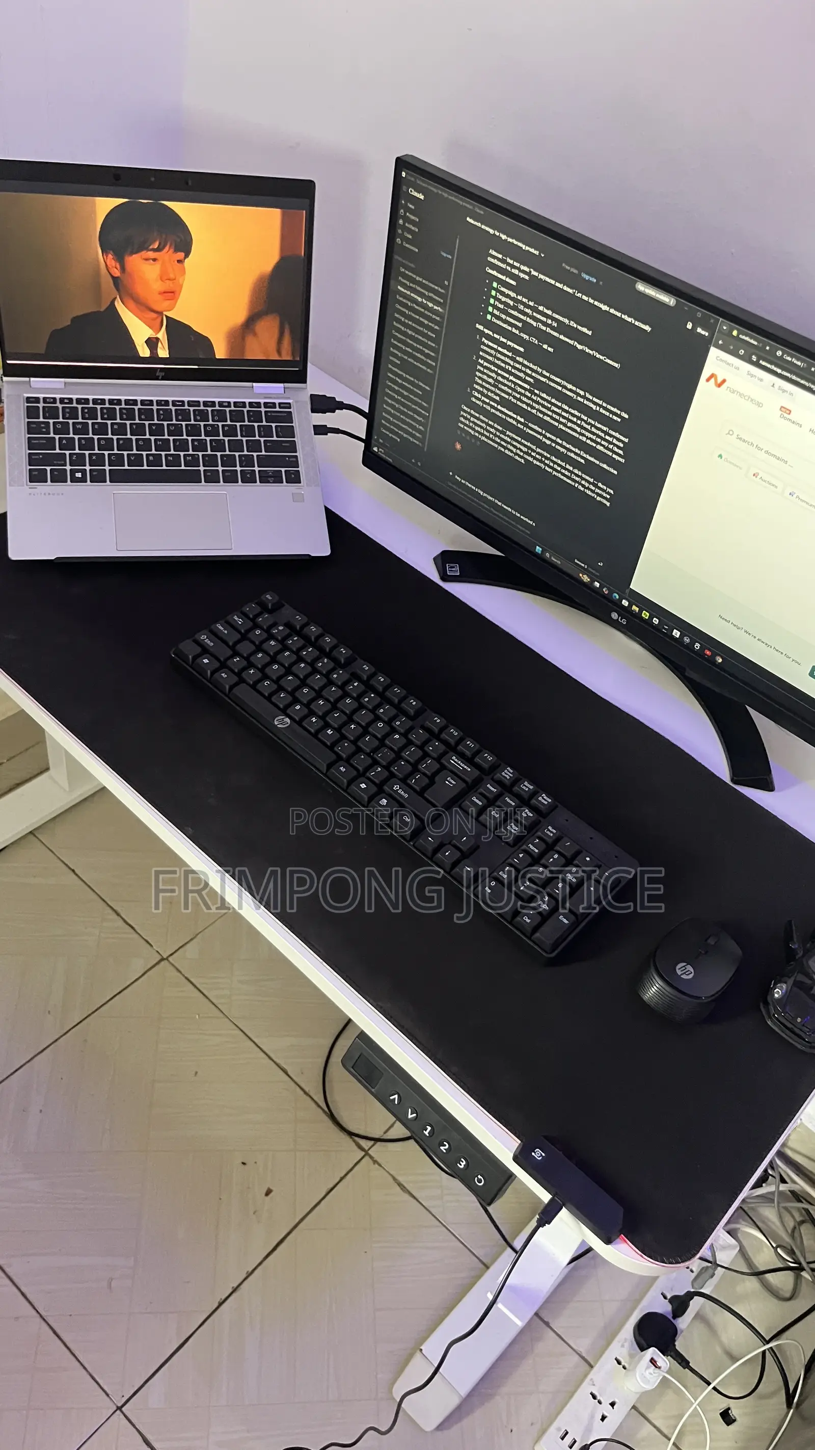 EKKIO Electric Adjustable Standing Desk