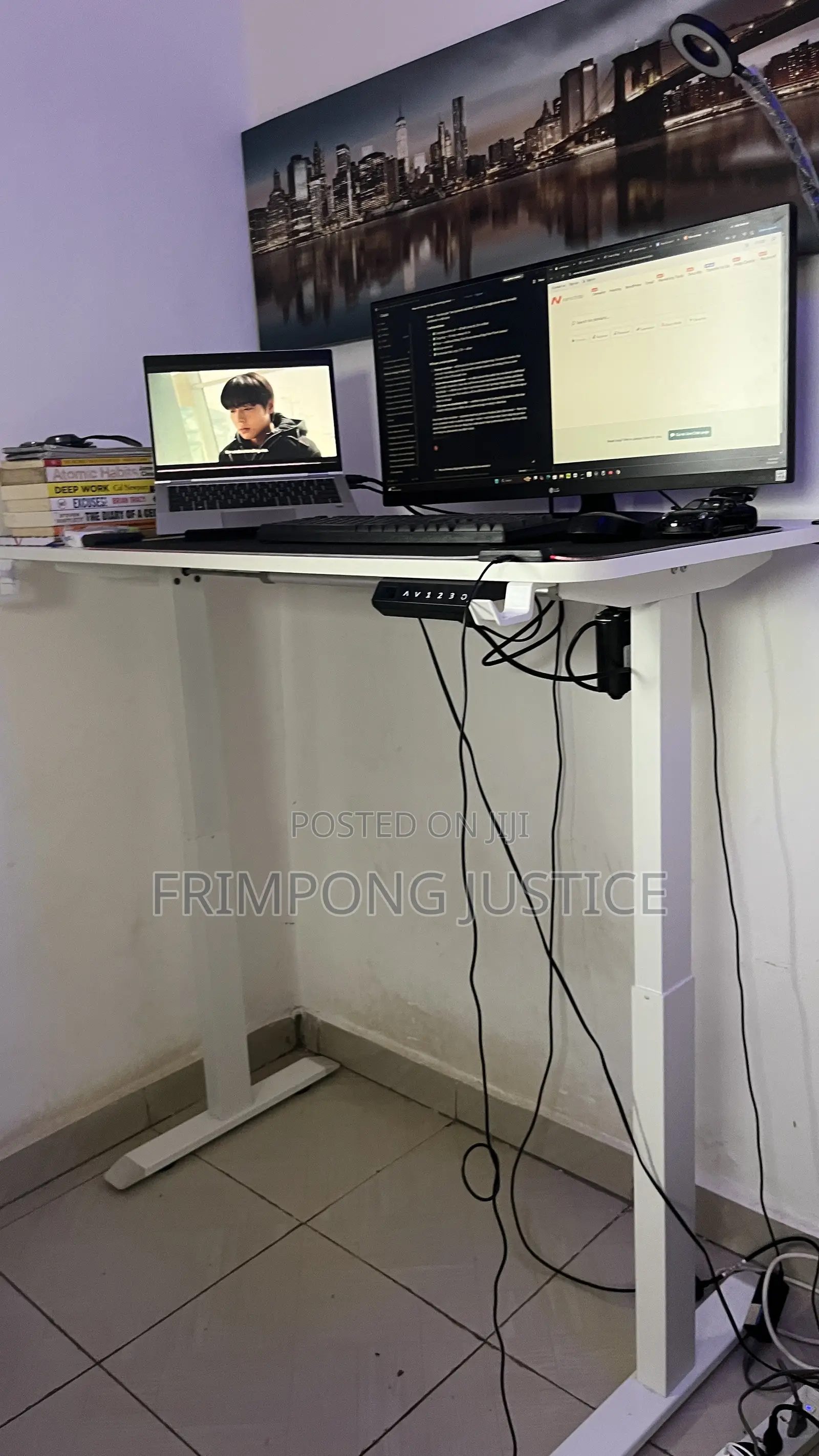 EKKIO Electric Adjustable Standing Desk