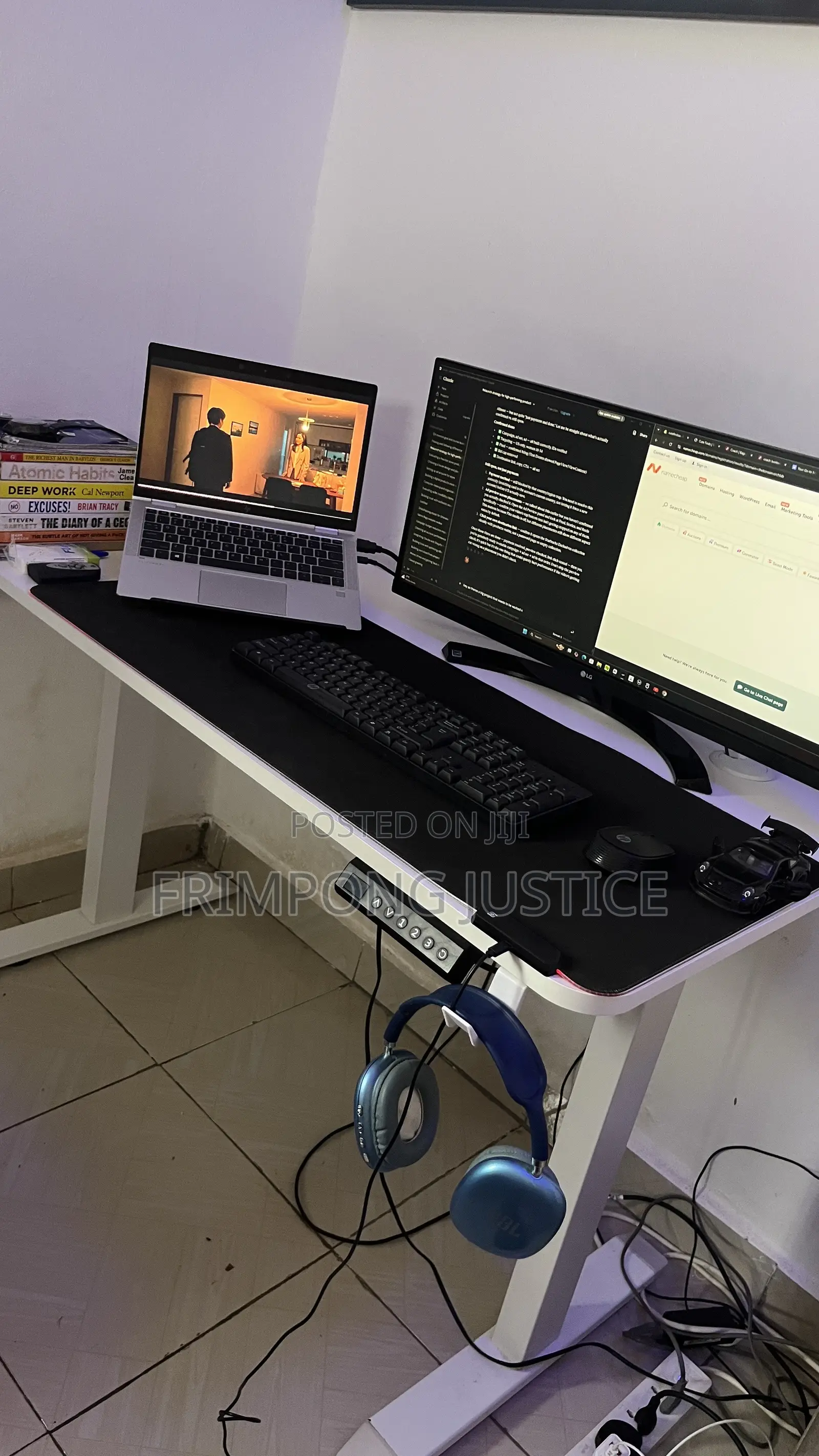 EKKIO Electric Adjustable Standing Desk