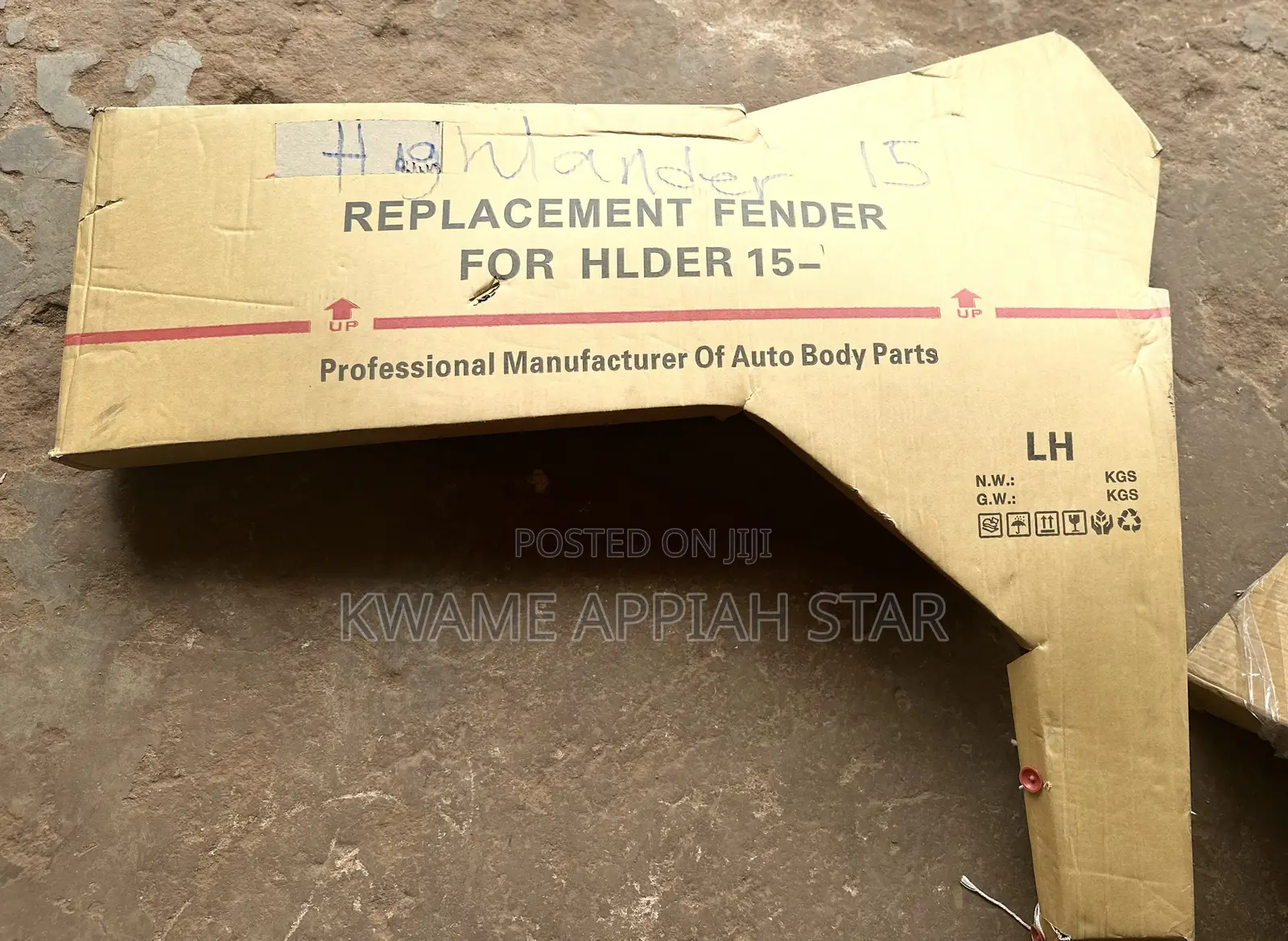 Toyota Highlander Front Fender 2014,2015,2016,2017,2018,2019
