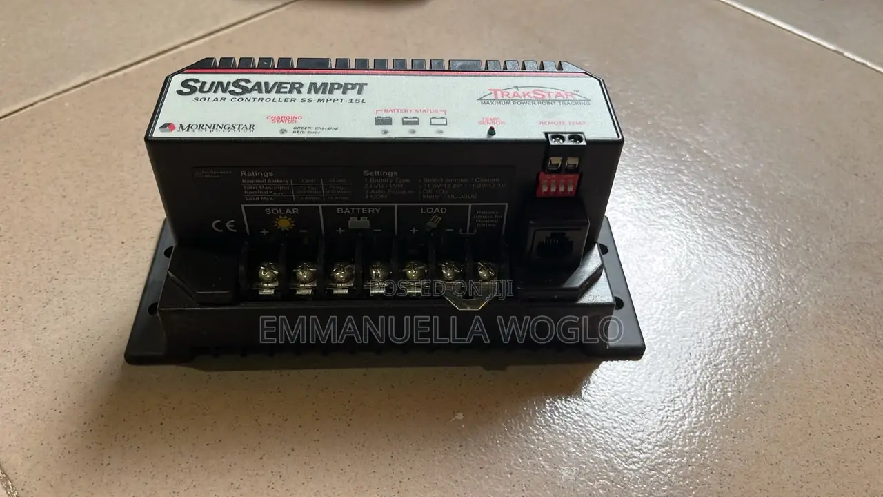 Morningstar Sunsaver MPPT 15a Solar Charge Controller – 12v/24v
