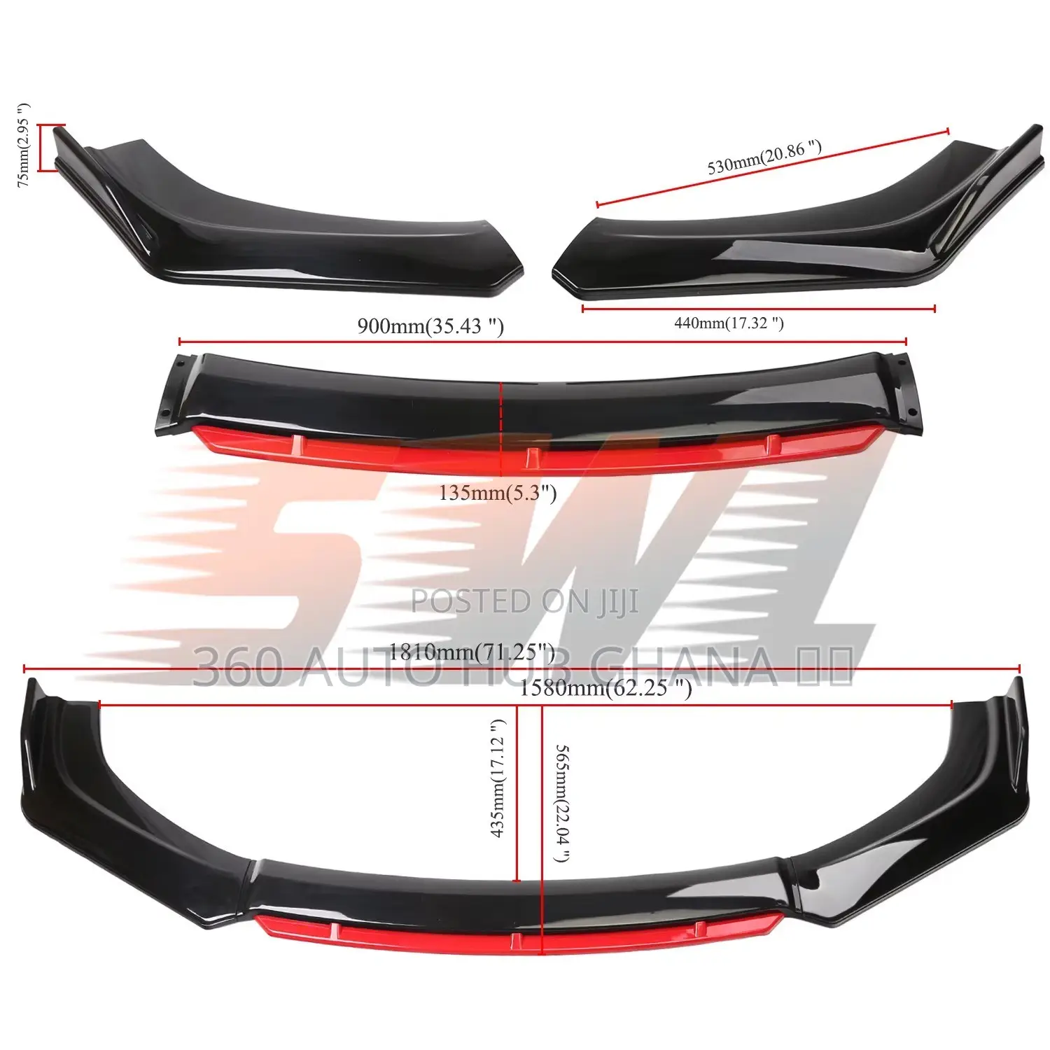 Universal Bumper Lips Available