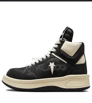 Converse X Rick Owens DRKSHDW TURBOWPN Black Cream