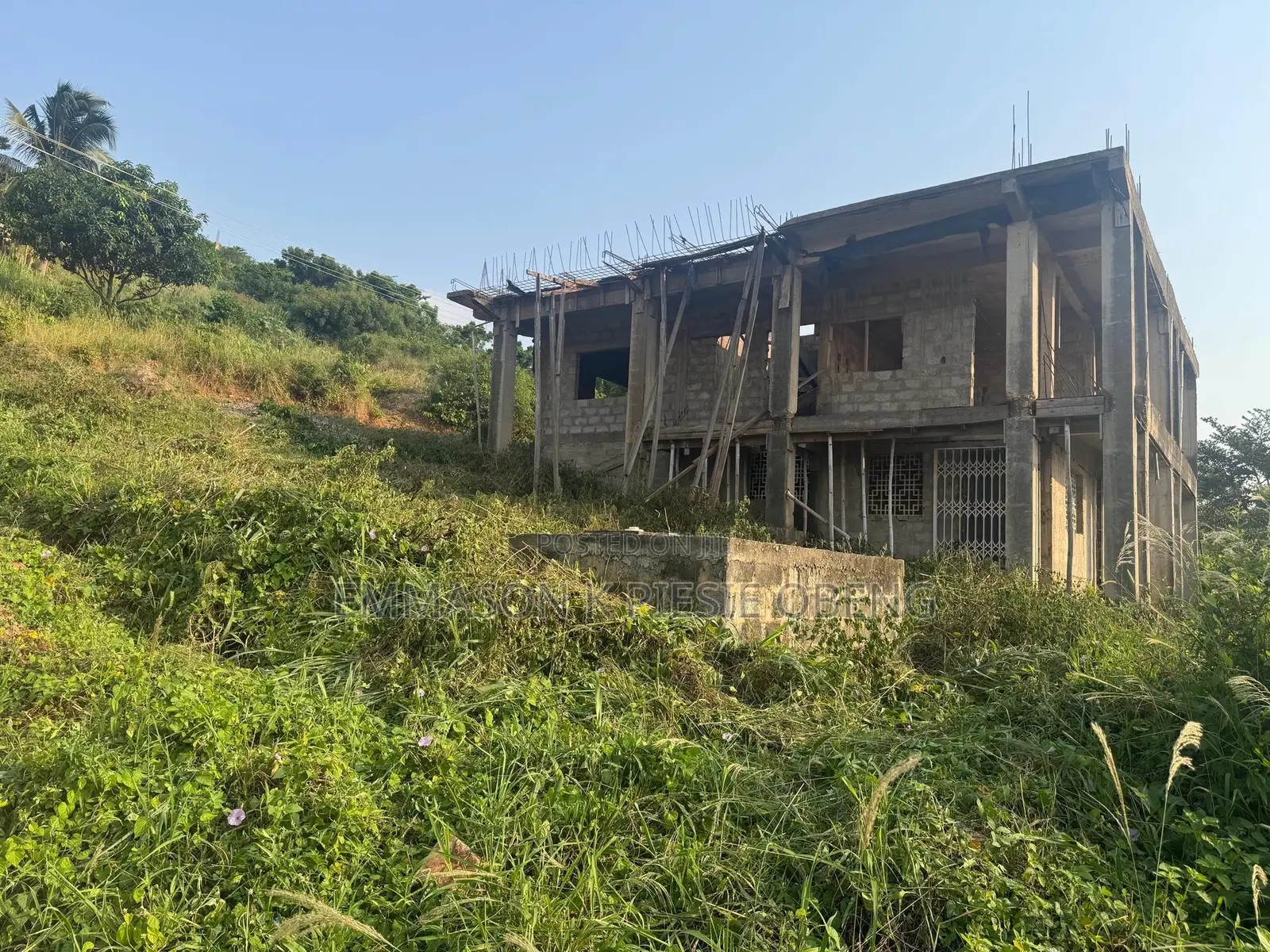 Land and Uncompleted Storey Building for Sale