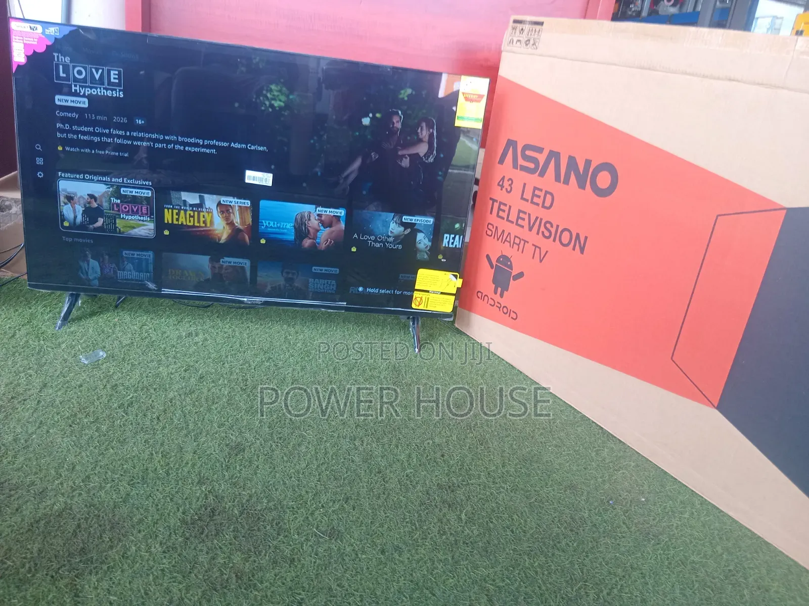Asano 43” Smart TV Beautiful Display, Smooth Performance Affordable