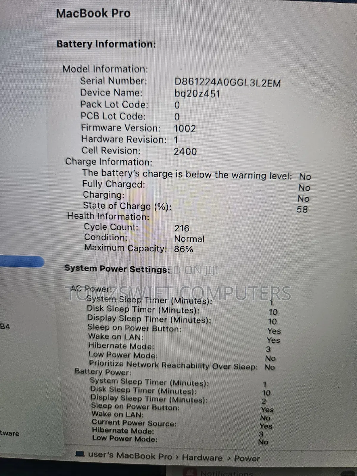 Laptop Apple MacBook Pro 2020 16GB Apple M1 SSHD (Hybrid) 512GB