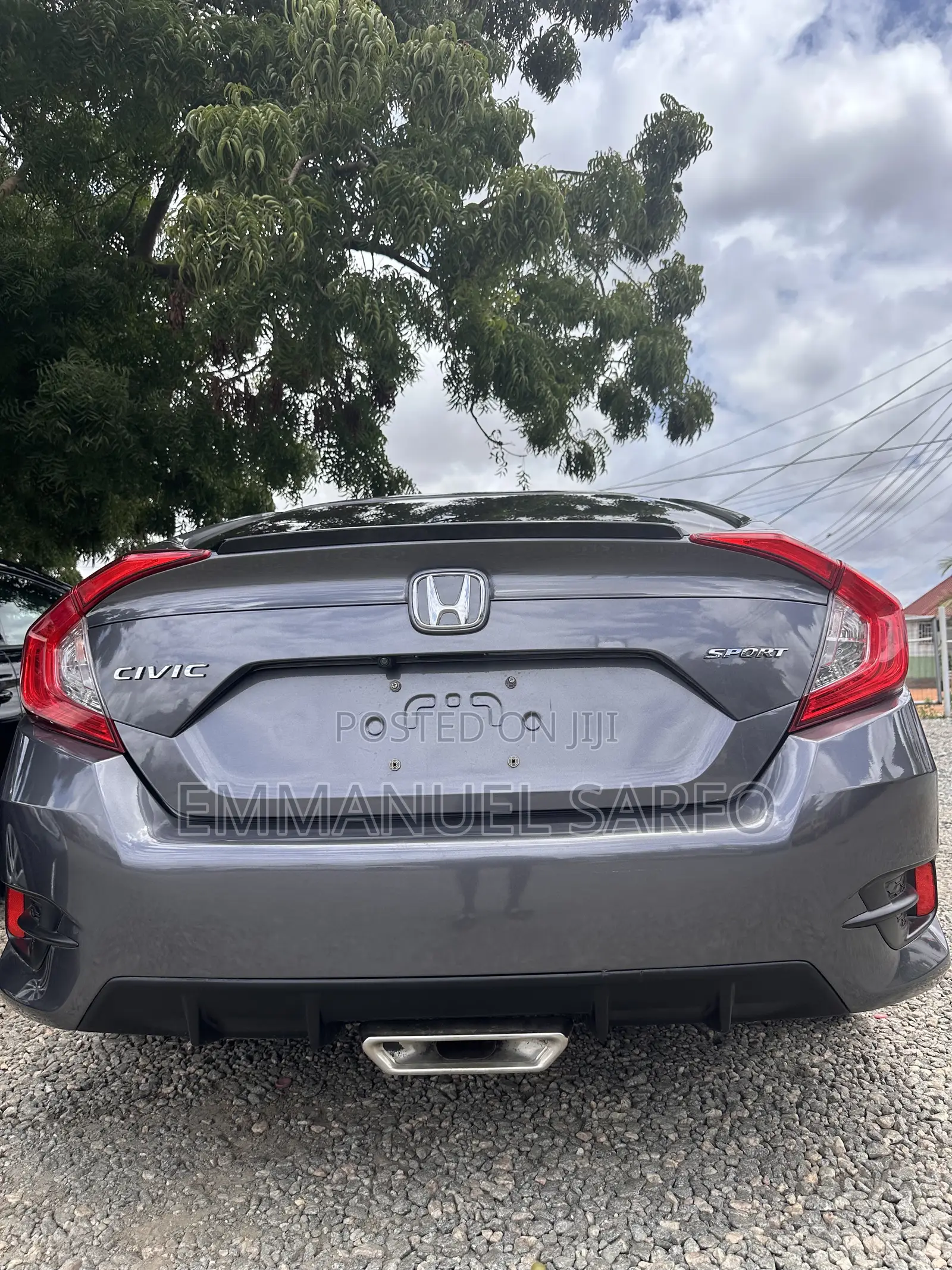 Honda Civic Sport Sedan 2019 Gray