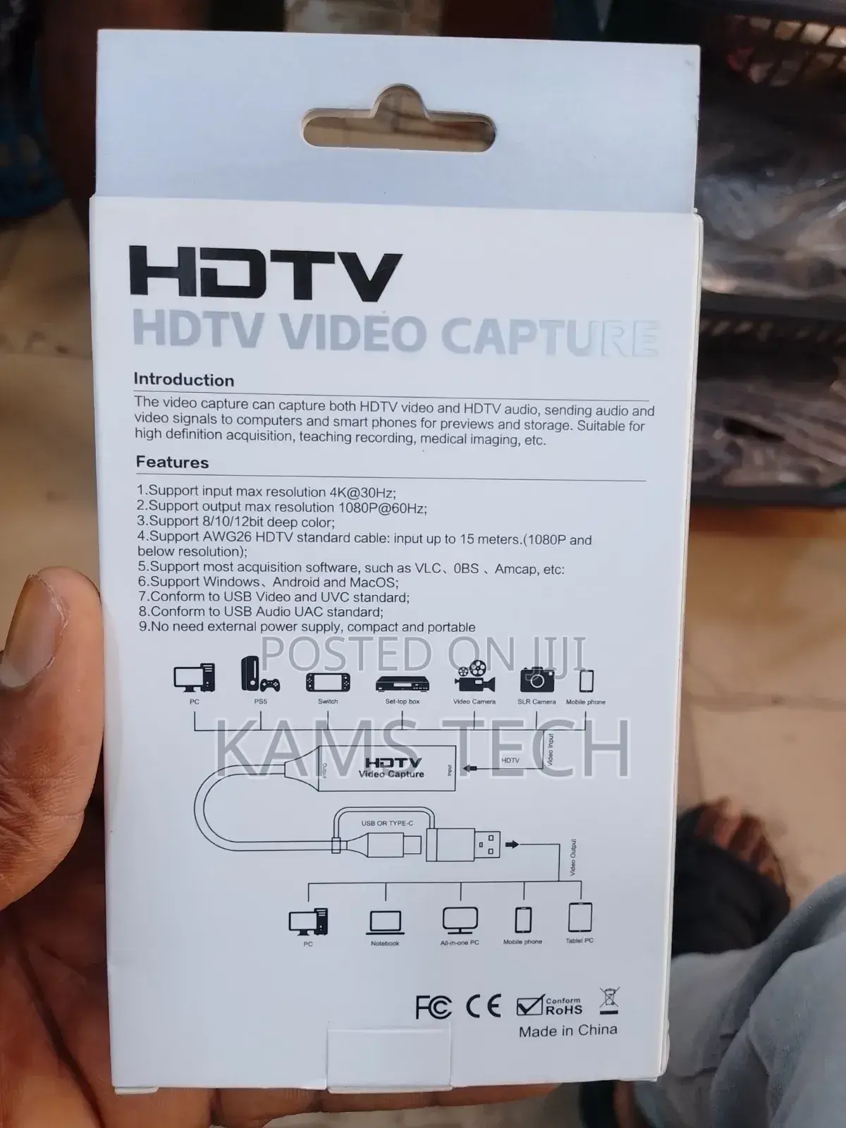 USB and Type C HDTV Capture