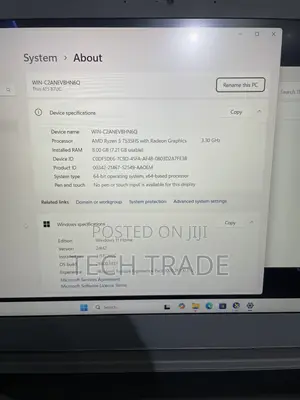 New Laptop MSI 8GB AMD Ryzen 5 SSD 512GB