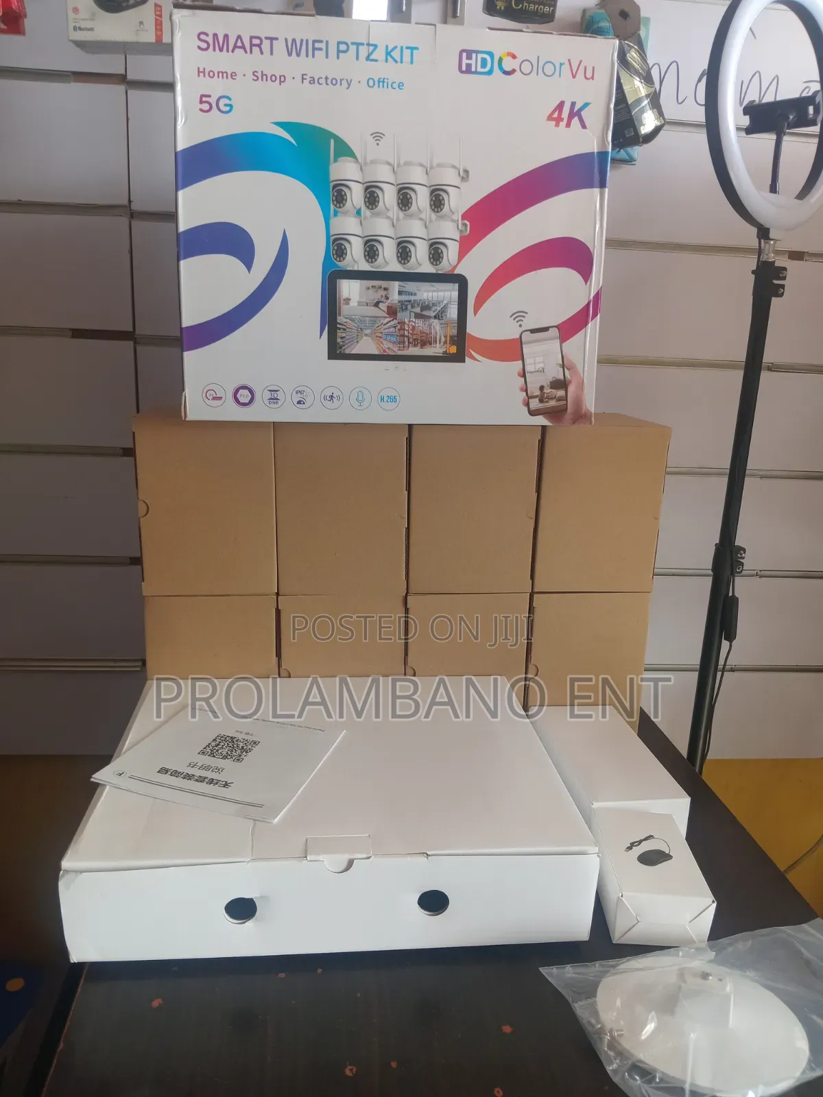 Wireless 8 Channels Smart Wifi CCTV Kit Camera