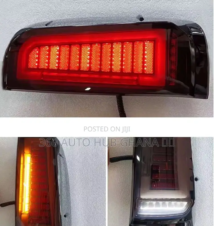 Smoked Black Tail Light for Hilux