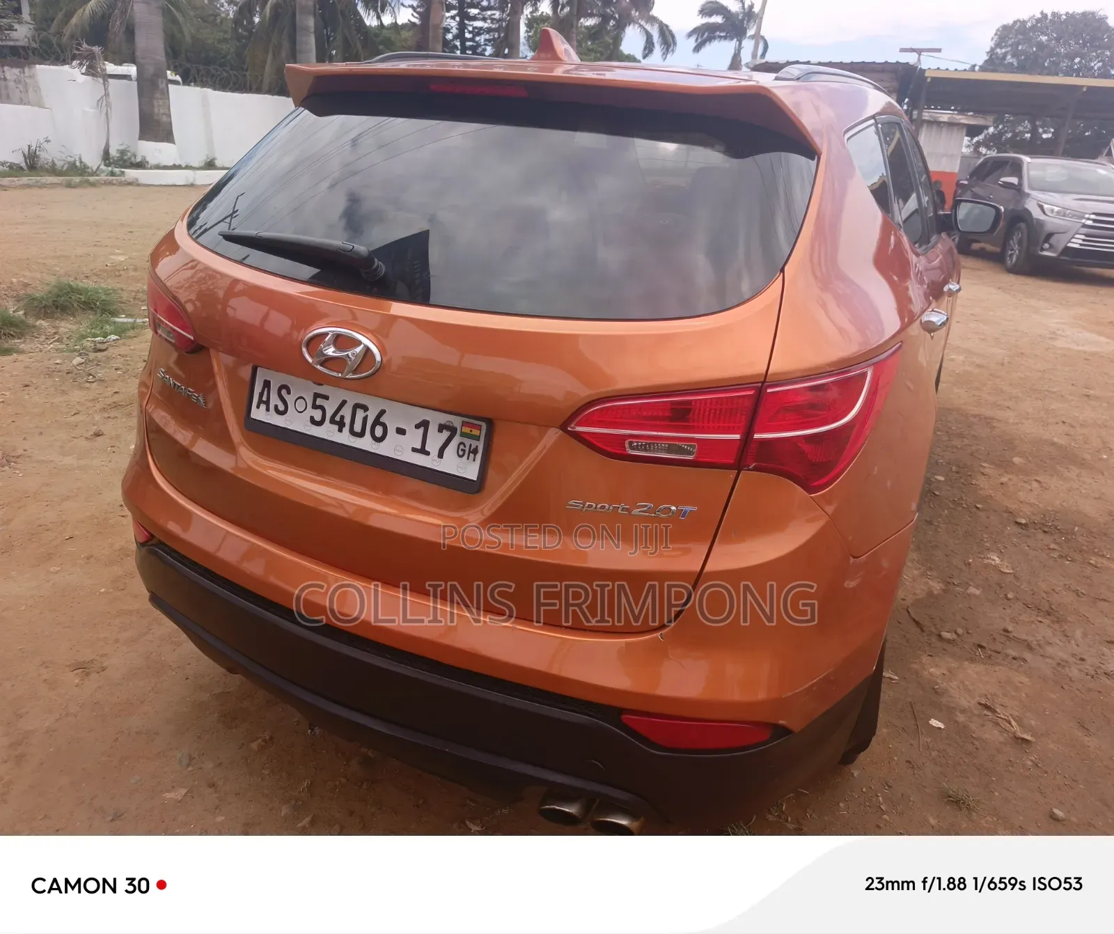 Hyundai Santa Fe 2014 Orange