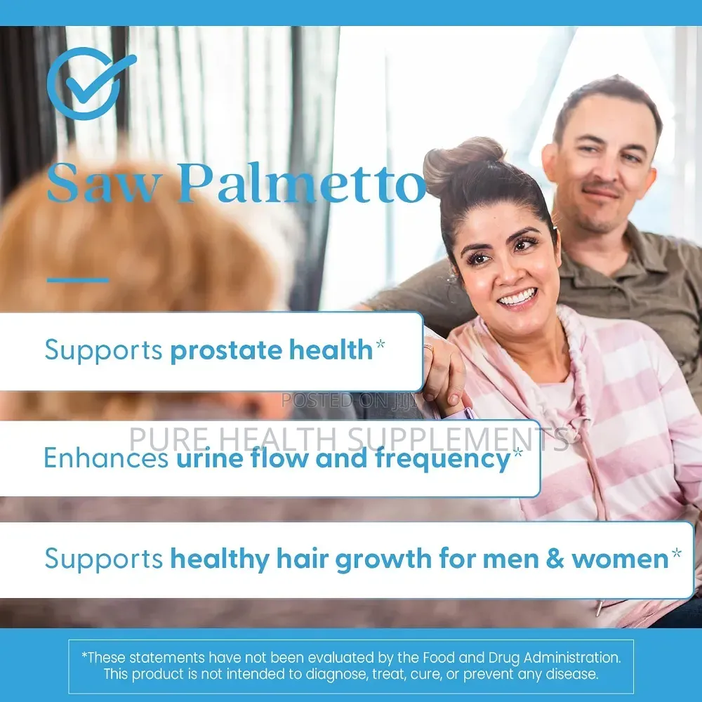 Saw Palmetto Standardized Extract 320 Mg, Prostrate Health 60 Softgels