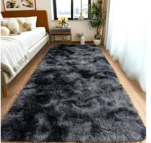 New Grey Fluffy Area Rug ( 160 X 60) Cm