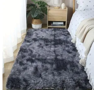 New Grey Fluffy Area Rug ( 160 X 60) Cm