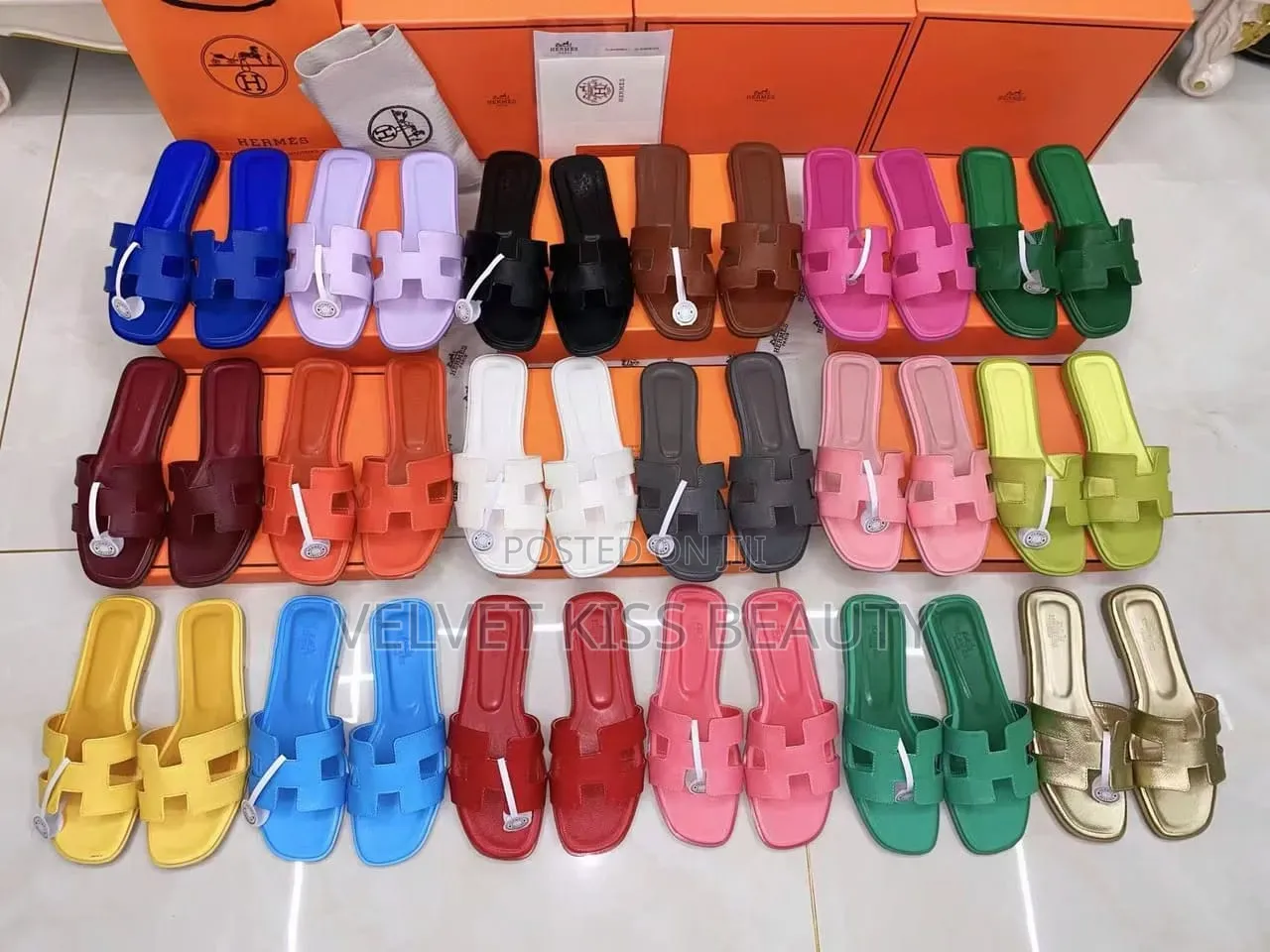 Hermes Slippers