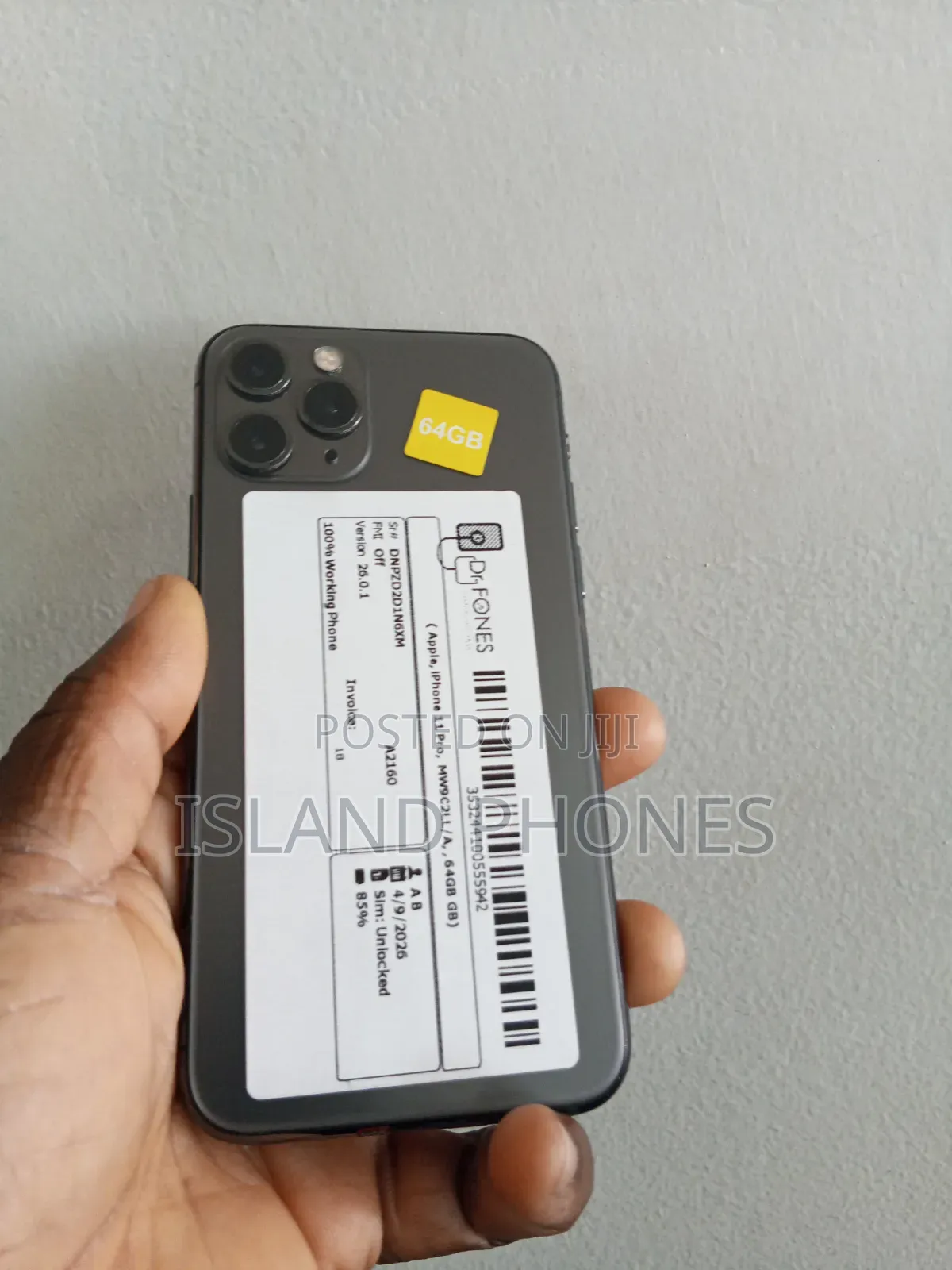 Apple iPhone 11 Pro 64 GB Black