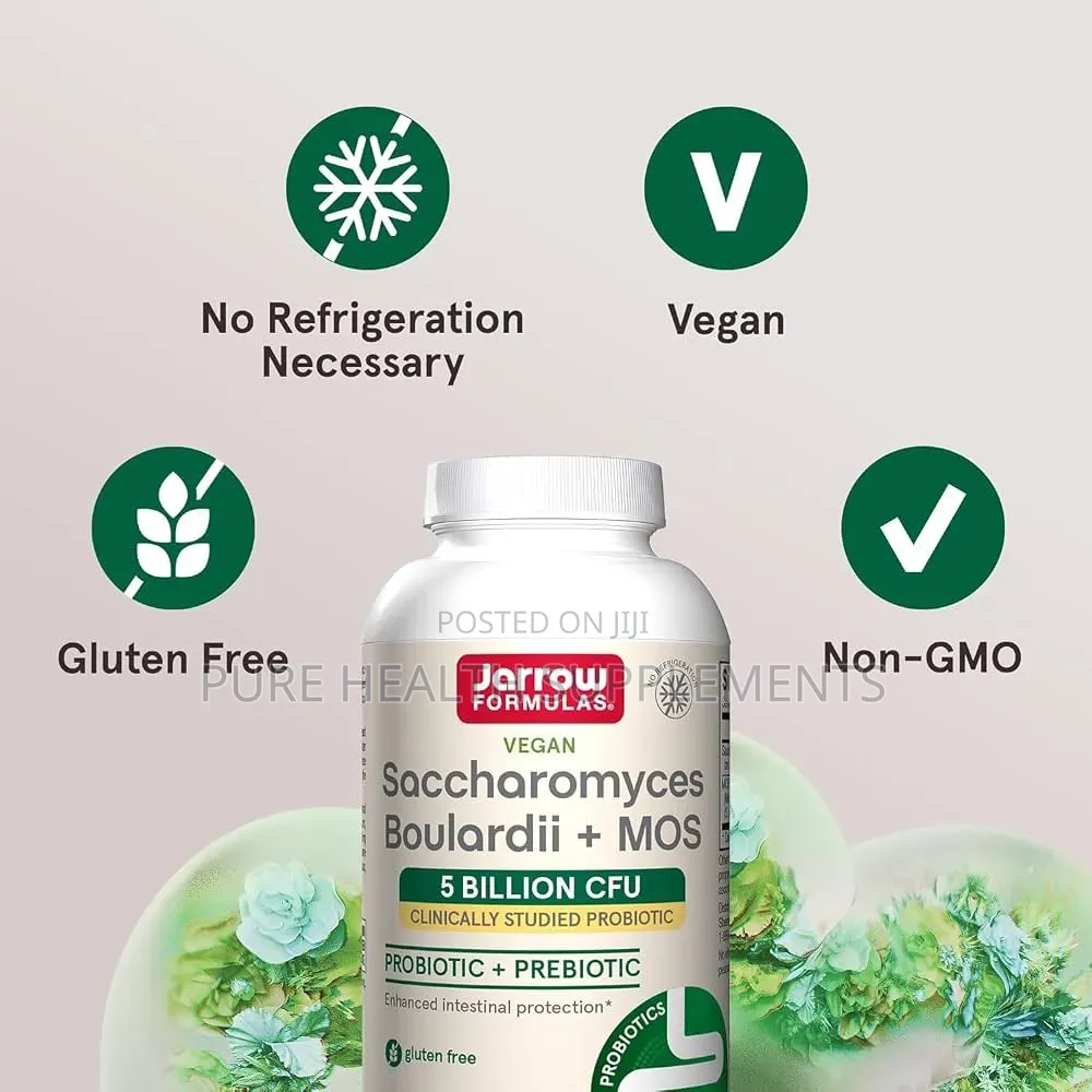 Probiotic + Prebiotic, Saccharomyces Boulardii + MOS, 90 Veggie Caps