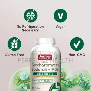 Probiotic Saccharomyces Boulardii + MOS, Gut Health, 90 Veggie Caps