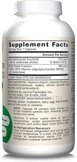 Probiotic Saccharomyces Boulardii + MOS, Gut Health, 90 Veggie Caps