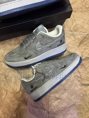 Original Nike Airforce 1 Undefeated Gray Suede