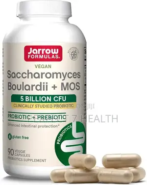 Probiotic Saccharomyces Boulardii + MOS, Gut Health, 90 Veggie Caps