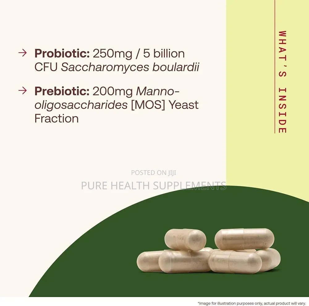 Probiotic + Prebiotic, Saccharomyces Boulardii + MOS, 90 Veggie Caps