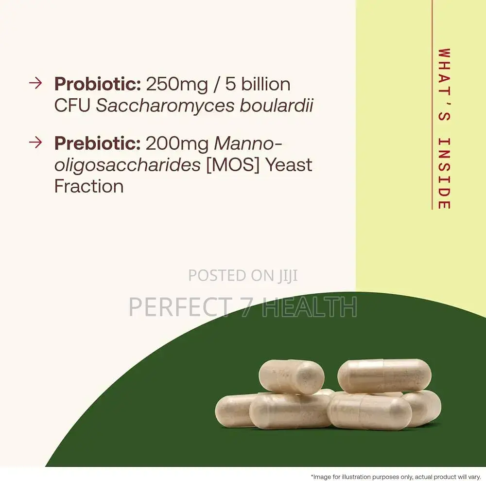 Probiotic Saccharomyces Boulardii + MOS, Gut Health, 90 Veggie Caps