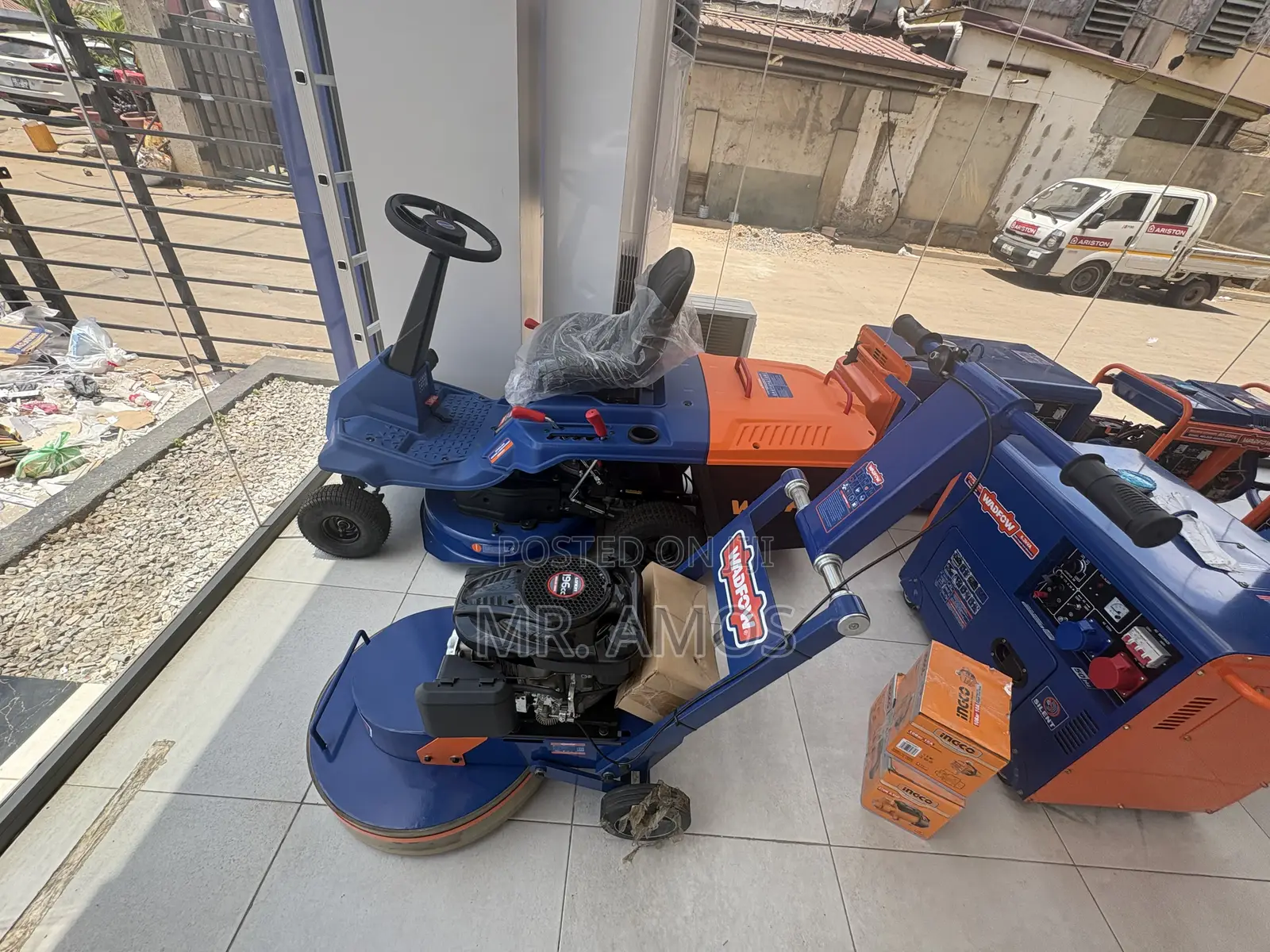 92KG Gasoline Concrete Polisher With 192CC 5.5HP Engine - WSFM2A252