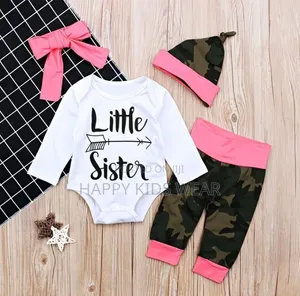 Baby Girls 2piece With 2 Headbands