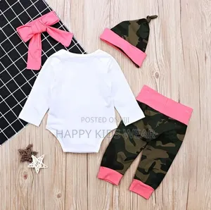 Baby Girls 2piece With 2 Headbands