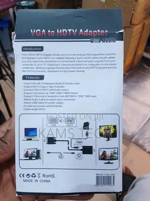 VGA to HDMI Adapter + Audio