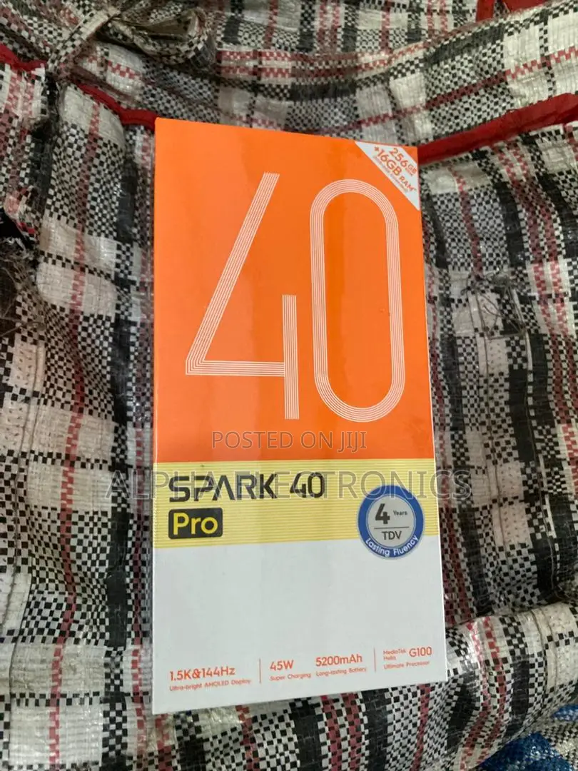 New Tecno Spark 40 Pro+ 256 GB Gold