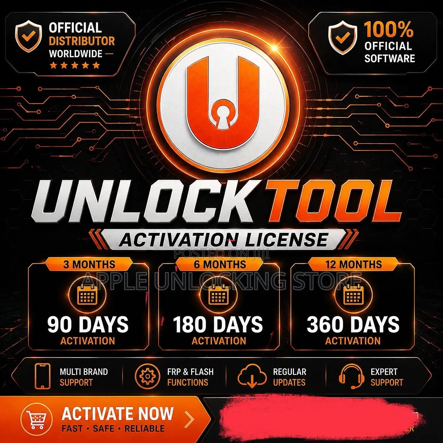 UnlockTool 3 Months Activation (90 Days)- New Users Only