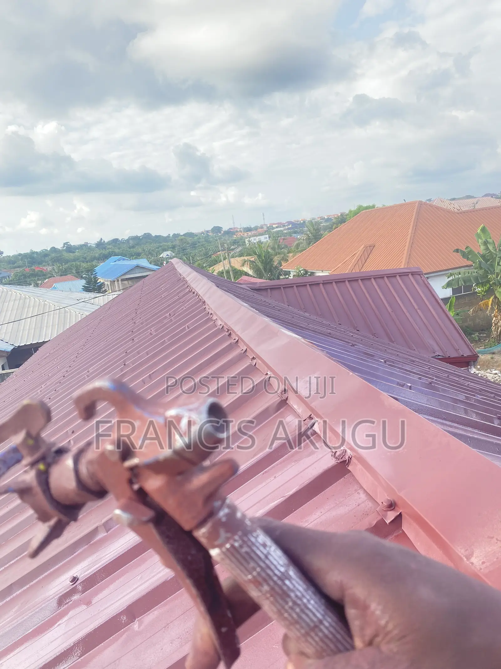 Roof Painting and Rust Treatment