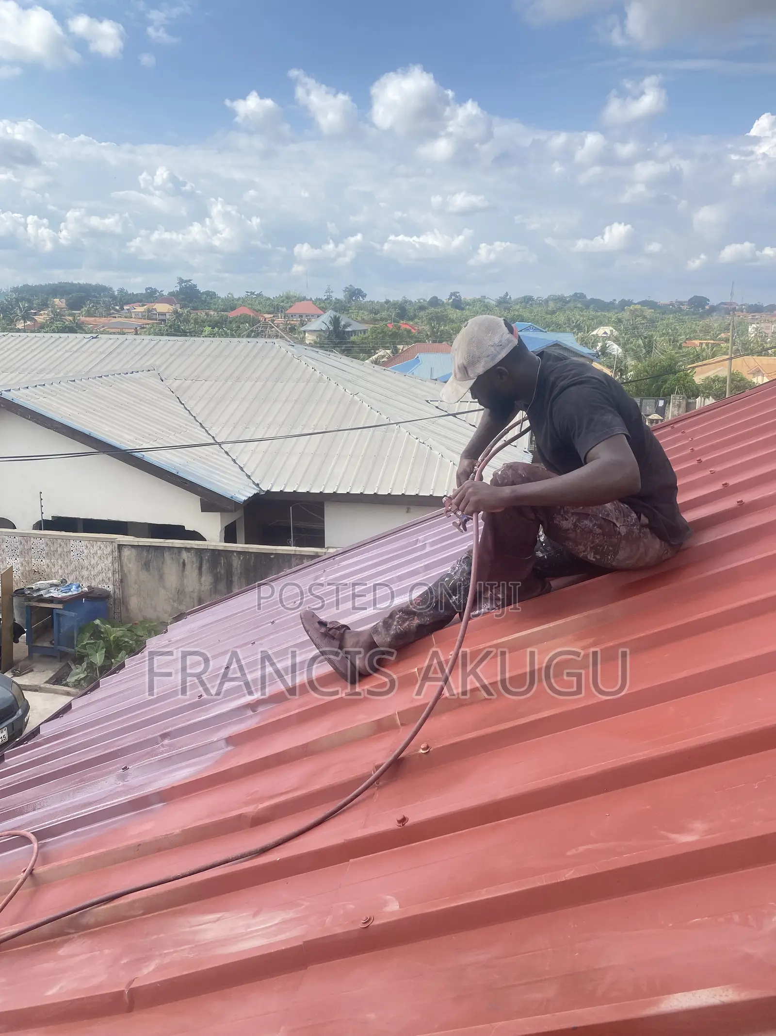 Roof Painting and Rust Treatment