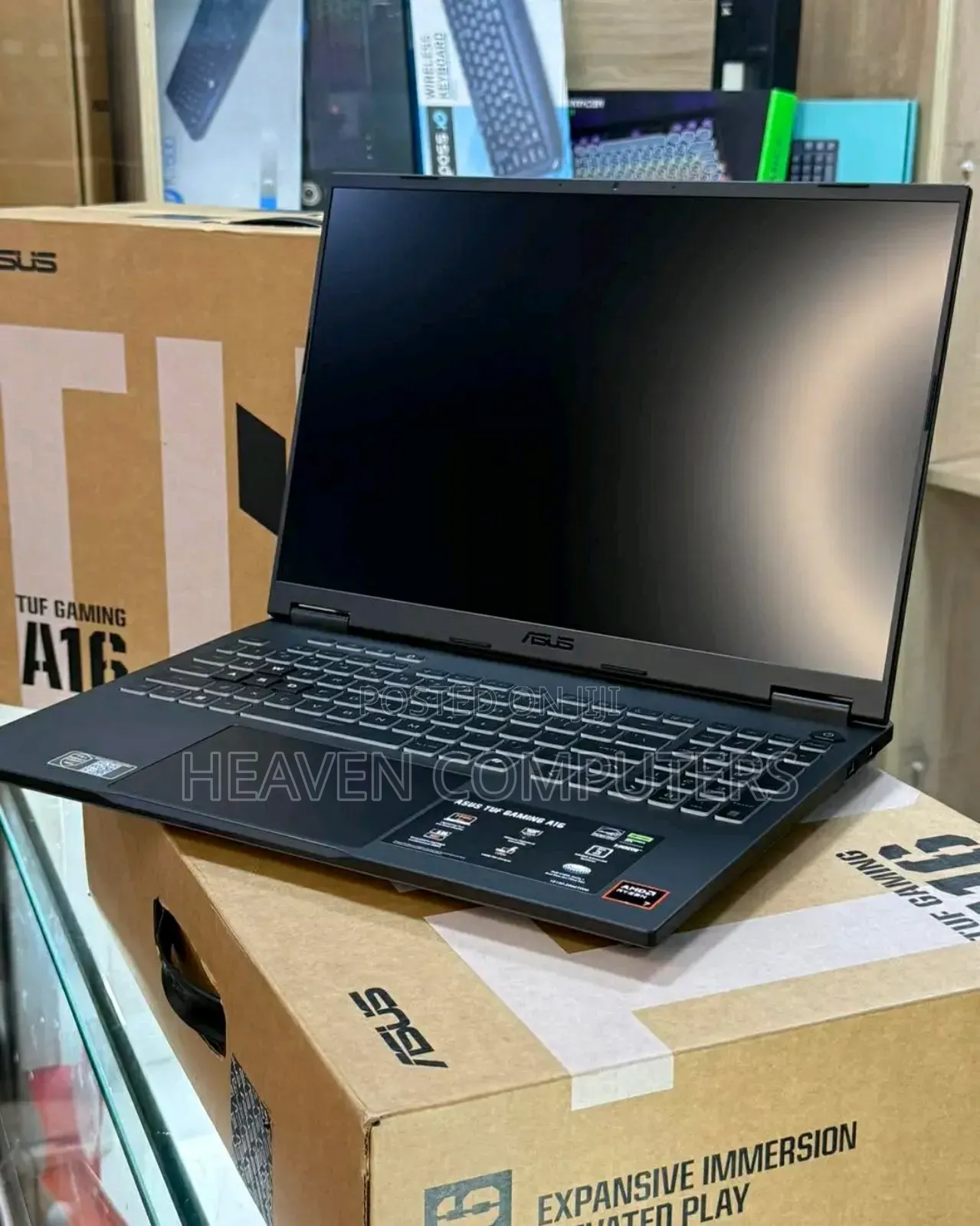 New Laptop Asus TUF Gaming A16 16GB AMD Ryzen 7 SSD 512GB