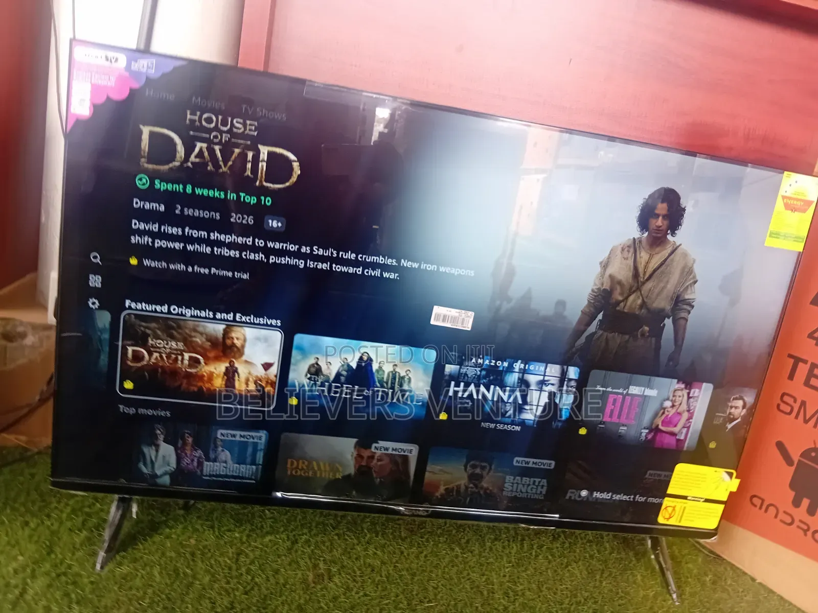 Asano 43-Inch Smart TV – Perfect for Movies Streaming