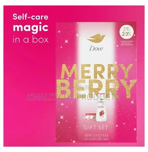 Dove Merry Berry Body Wash and Body Scrub Gift Set