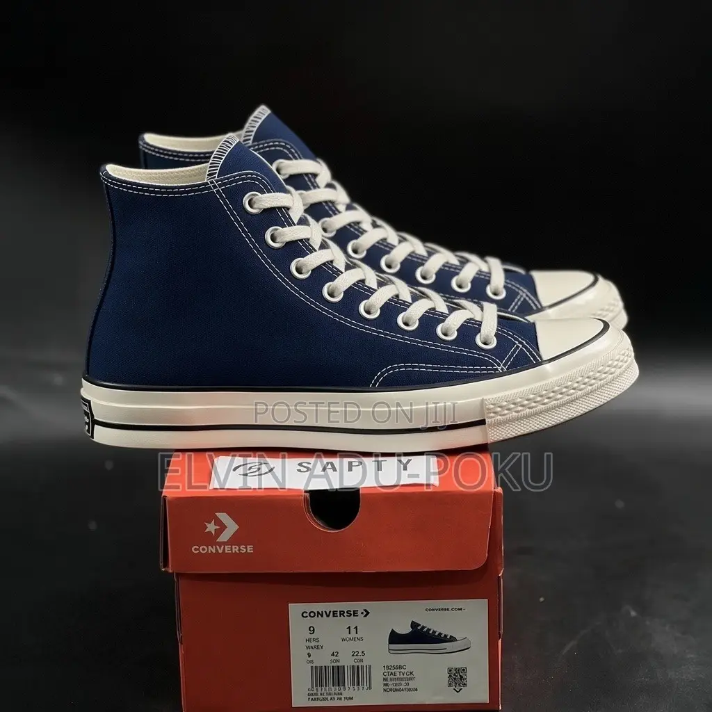 Converse LOW HIGH Cut Chuck 70’s | Navy White , SWIPE >