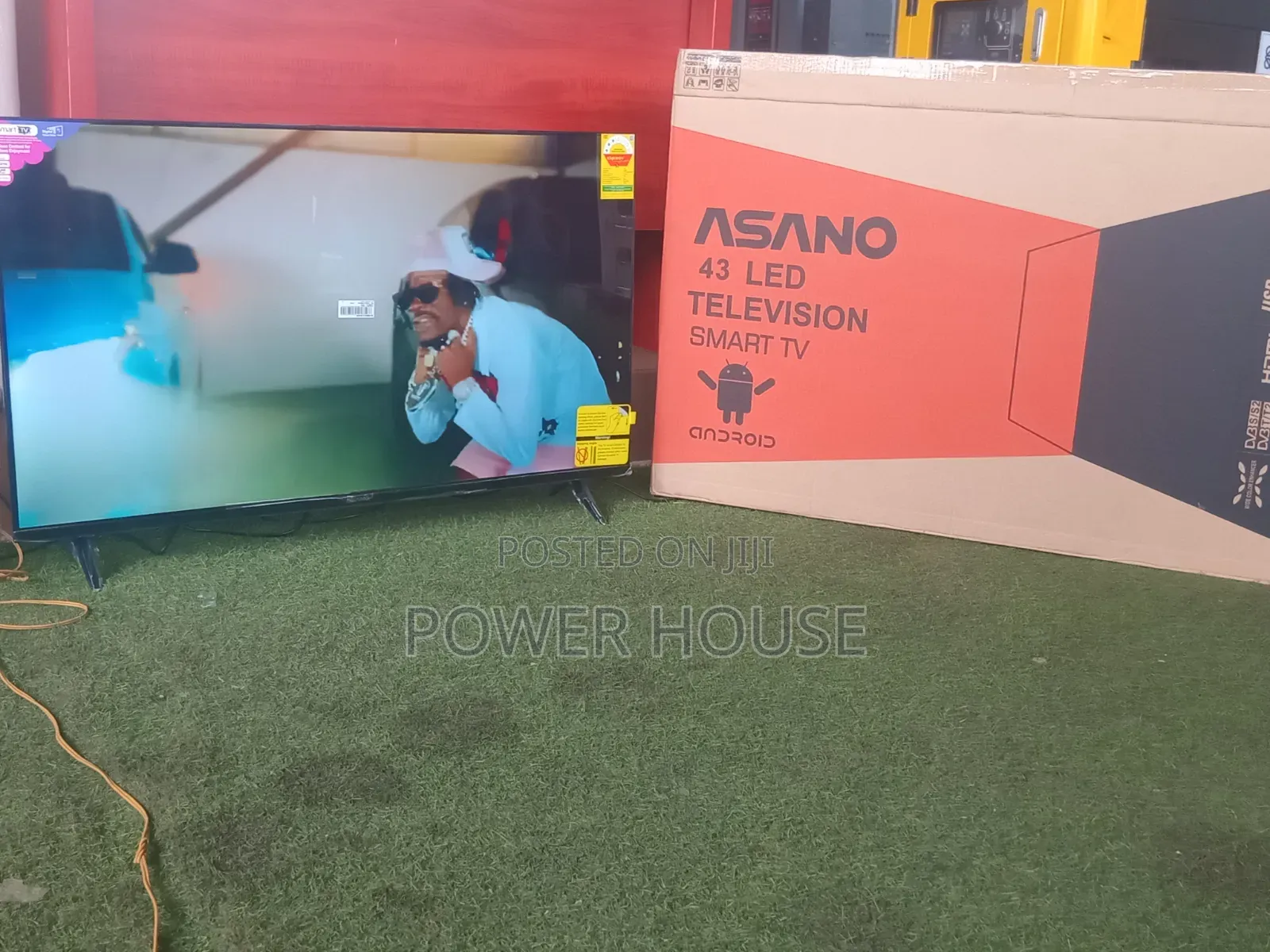 43-Inch Asano Smart TV Premium Quality, Powerful Performance Crystal
