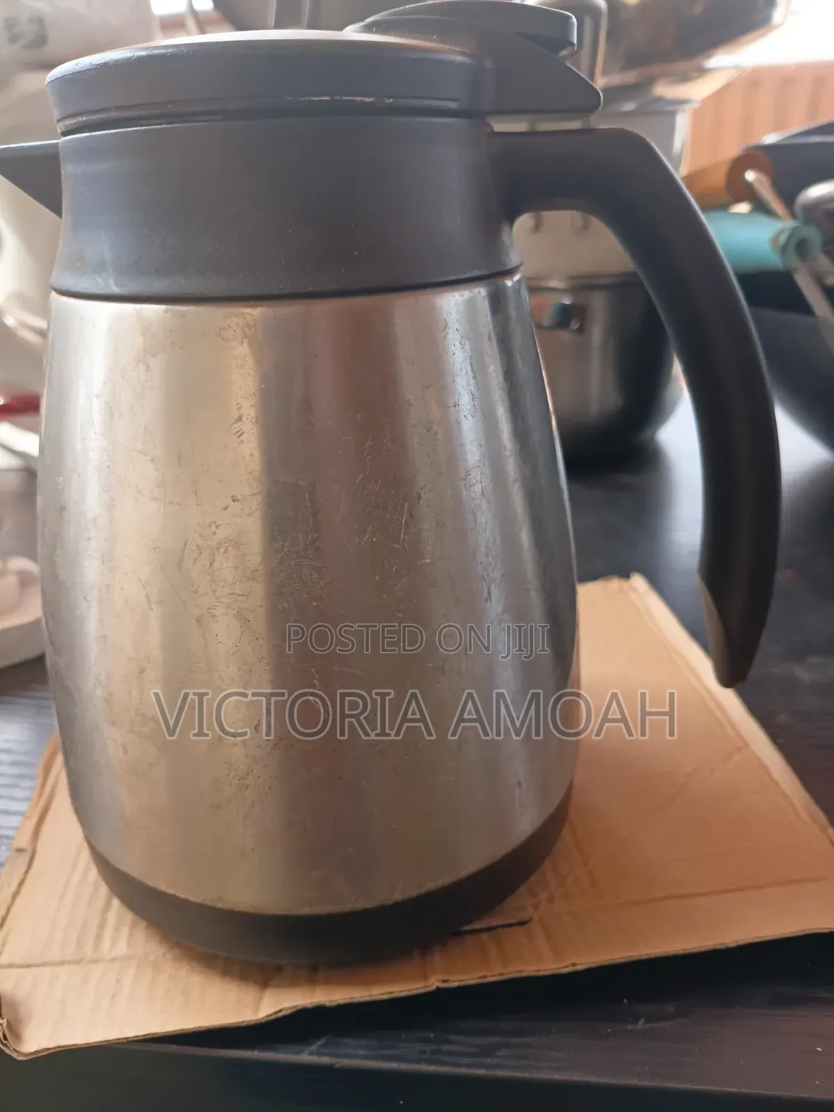 Vacuum Carefe Stainless Steel Flask.