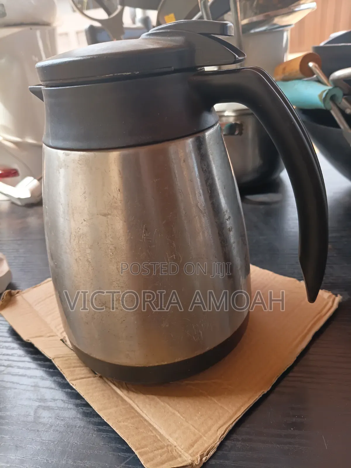 Vacuum Carefe Stainless Steel Flask.